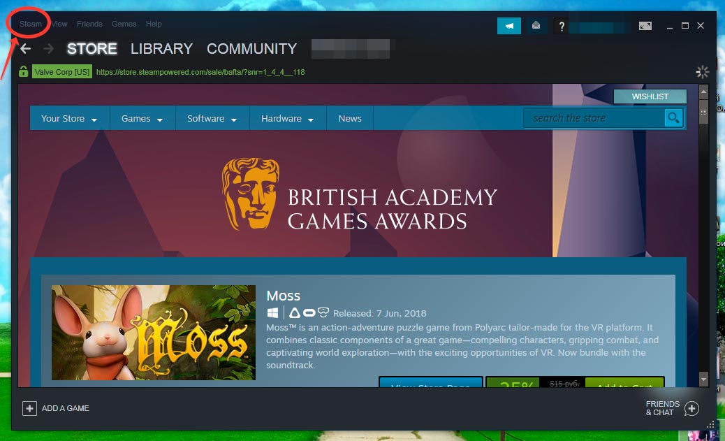 Как в Steam сменить язык с английского на русский