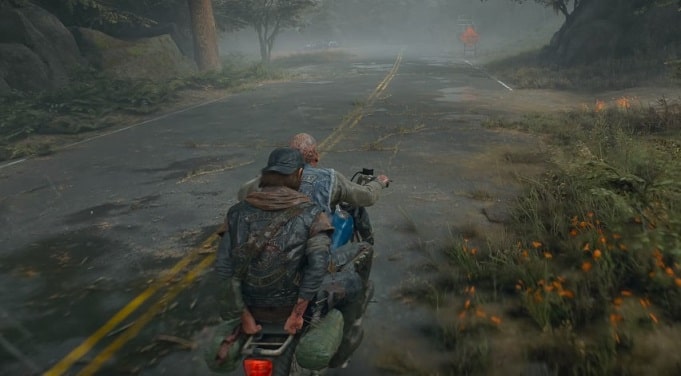 открытый мир и езда на байке