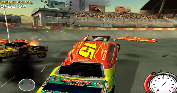 FlatOut гонка на выживание
