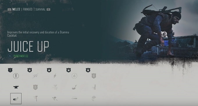 прокачка персонажа в days gone