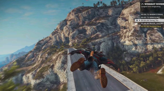вингсьют Just Cause 3