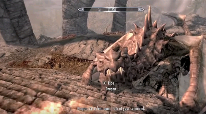 Драконы из The Elder Scrolls 5: Skyrim