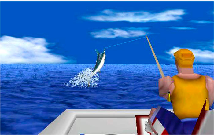 virtual deep sea fishing игра 1999 года