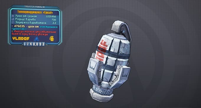 Гайд по модификаторам гранат в Borderlands 2