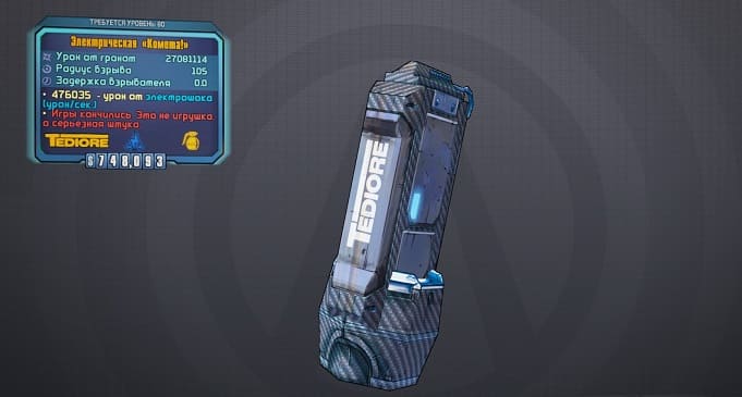 Гайд по модификаторам гранат в Borderlands 2