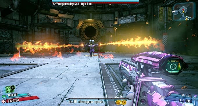 Гайд по рейдовым боссам в Borderlands 2: Пиро Пит Непобедимый
