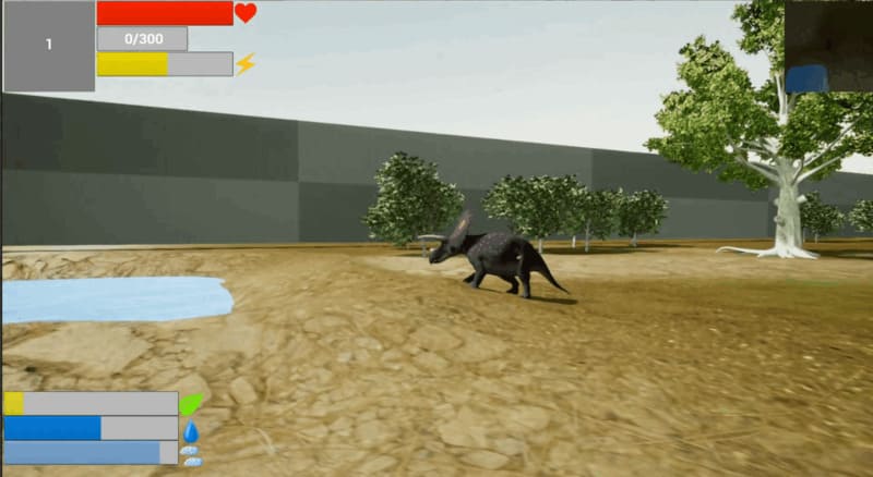 выживание Dinosaur Battlegrounds