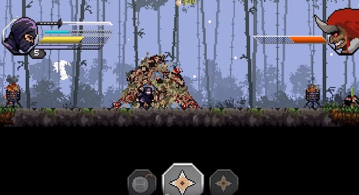 Pixel Shinobi: Nine demons of Mamoru игры про ниндзя на пк