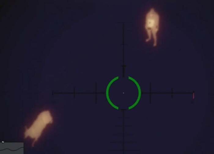 ГТА 5 Снежный человек тепловизор