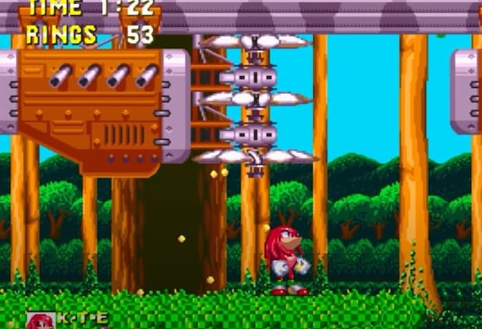 Наклз. Серия игр Sonic the Hedgehog