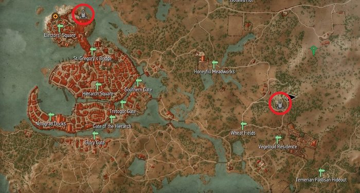 Новиград места силы ведьмак 3