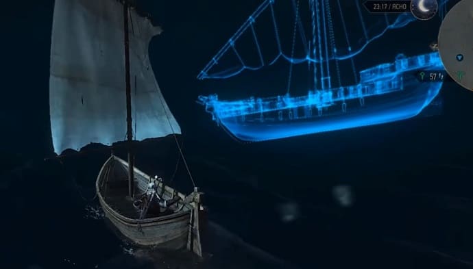 корабль-призрак в 3-м ведьмаке