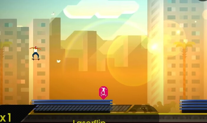 Игры про скейтеров OlliOlli 2 Welcome to Olliwood