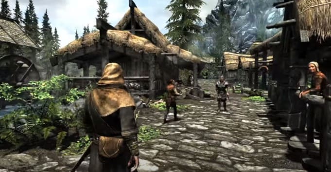 tes v skyrim похожие на fallout