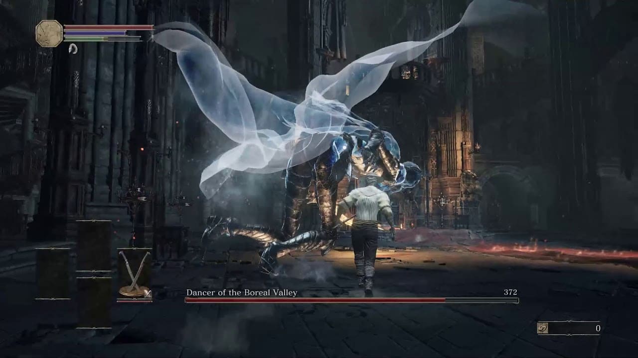 Атака в прыжке Dark Souls 3