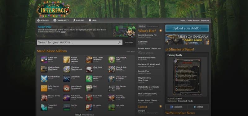 Аддоны для World of Warcraft