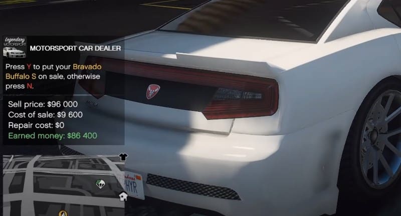 Стоимость Bravado Buffalo S