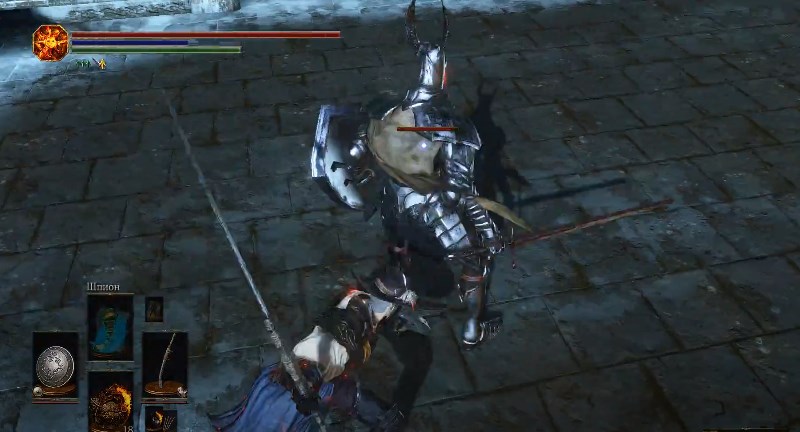 Удар по спине