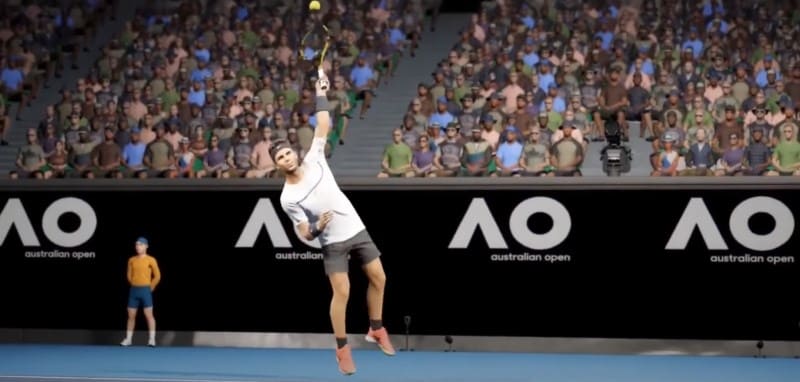 Теннисный симулятор AO International Tennis 