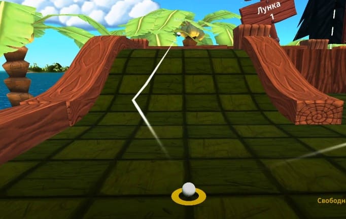 Аркадная игра в гольф