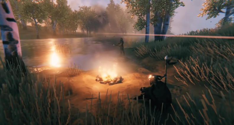 Отдых у костра