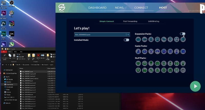 Выбор сохраненной игры