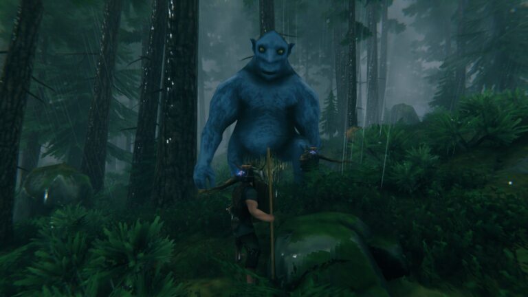 победа над троллем в игре Valheim