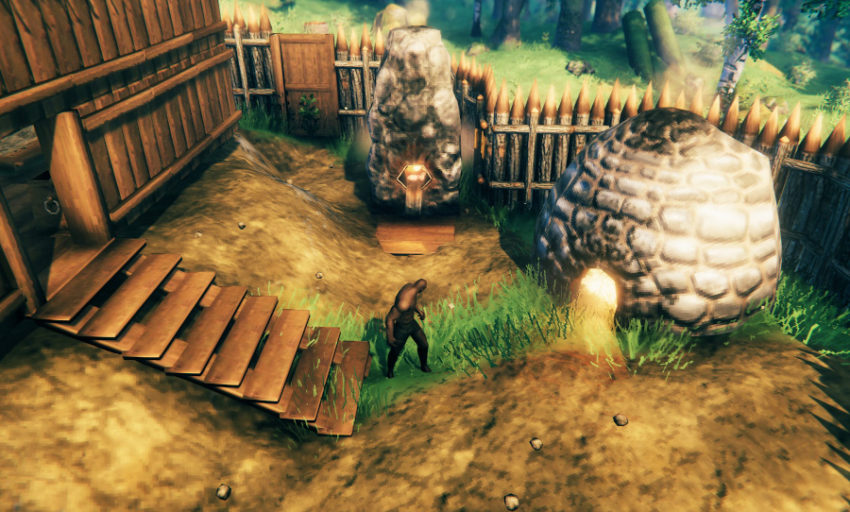 добываем руду в игре Valheim