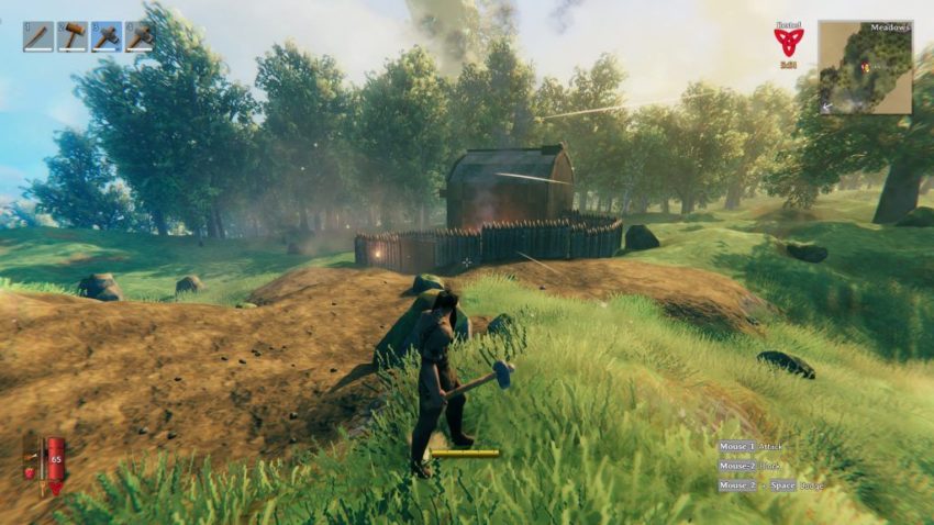 мотыга в игре Valheim