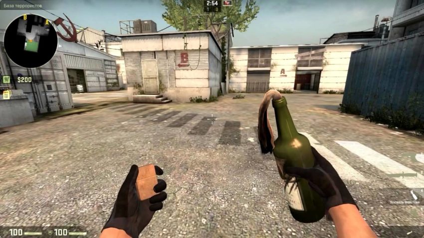 Игра CS:GO тренировка молотовых