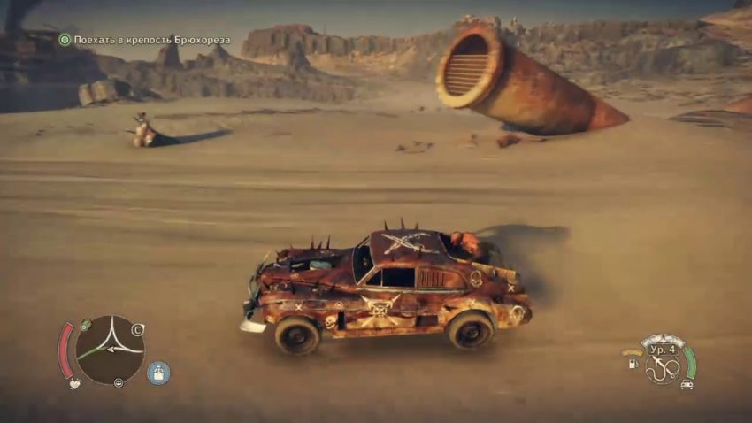 минные поля на территории Брюхореза в игре Mad Max