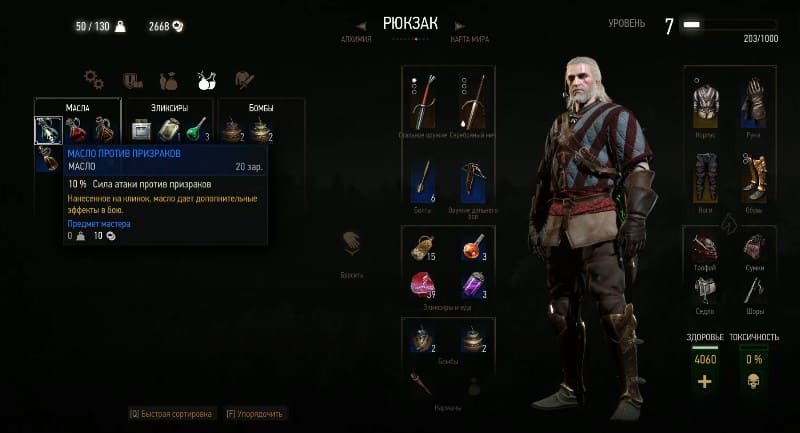 Использование масла против призраков