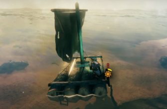 Как управлять плотом (плавать на плоту) в Valheim?