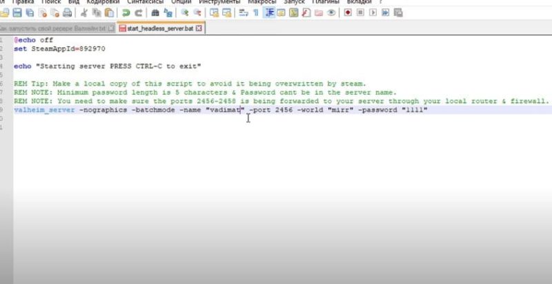Как создать выделенный сервер Valheim?