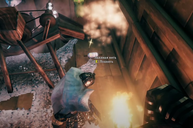 Прядение льняной нити