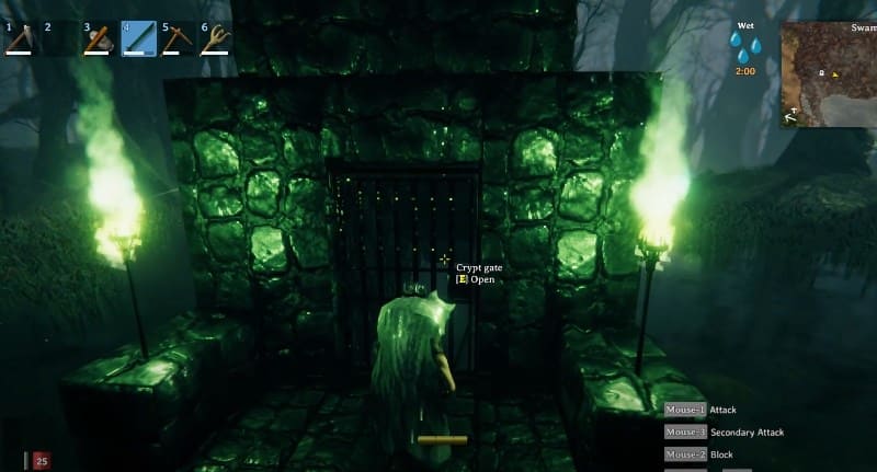 Вход в Крипту