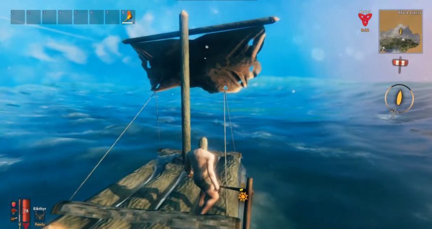 Valheim - как построить корабль?