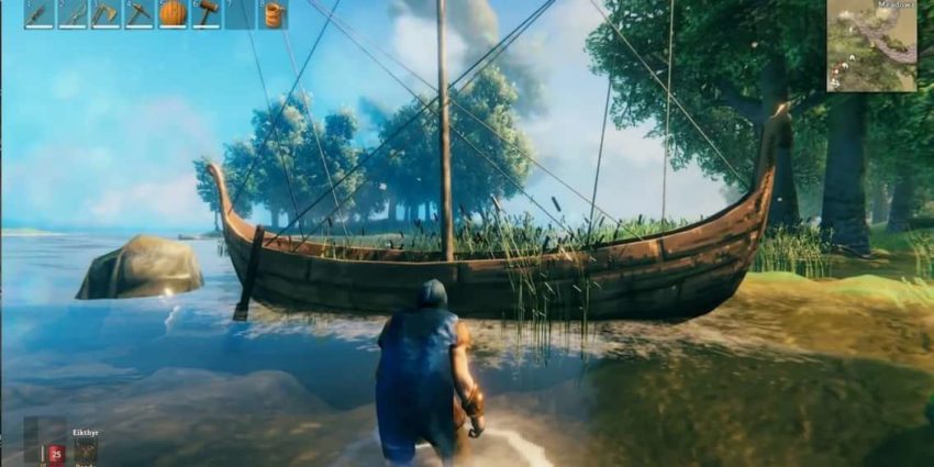Valheim - как построить корабль?