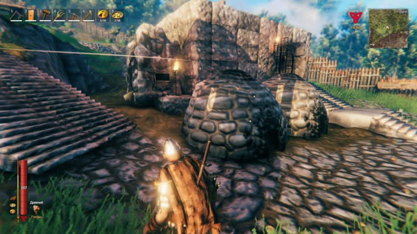 Valheim - как увеличить переносимый вес?