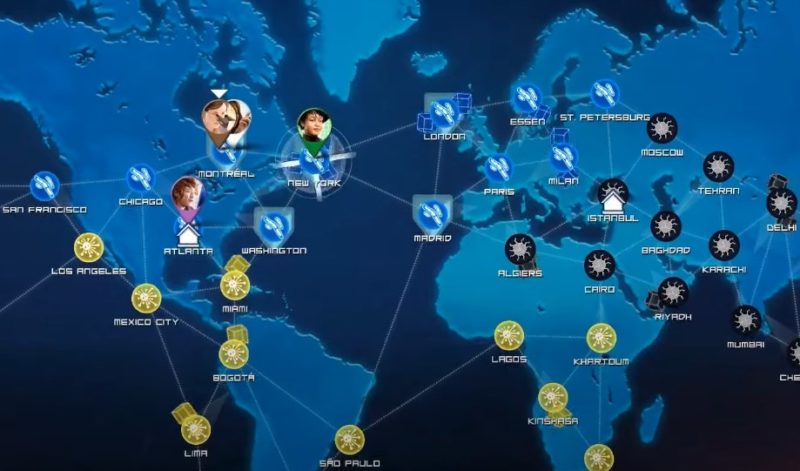 Адаптация настольной игры Pandemic: The Board Game