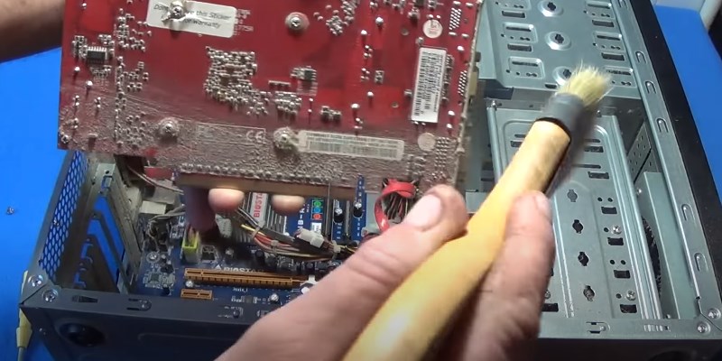 Чистка материнской платы