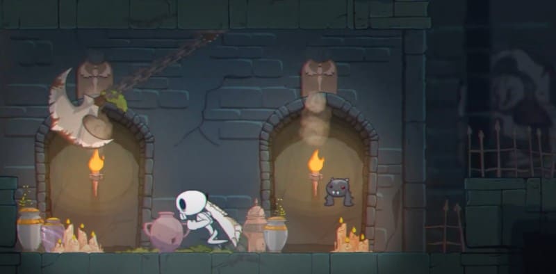 Исследование магических подземелий в Skelattack