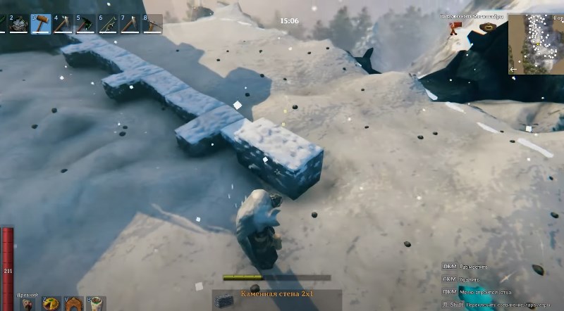 Кладка каменной стены