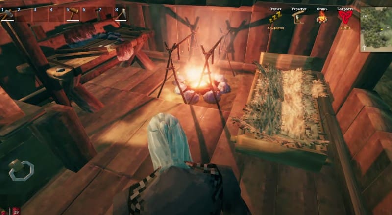 Костер в доме