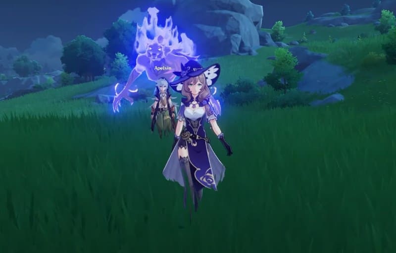 Лиза в игре Genshin Impact