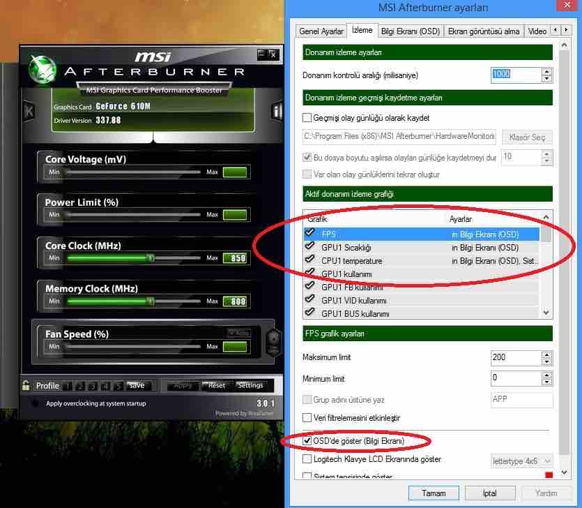Приложение Msi Afterburner