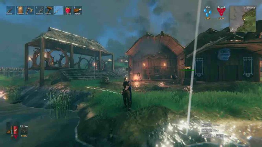 Рыбалка в игре Valheim 