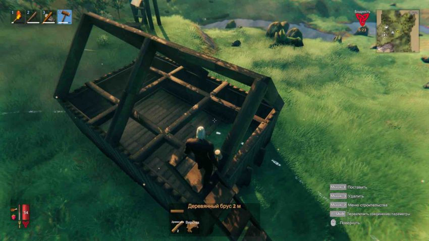 Стройка в игре Valheim