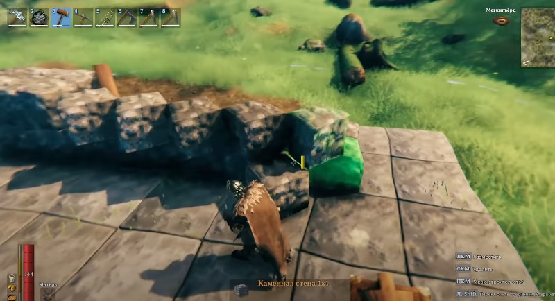 Строительство зубчатой стены