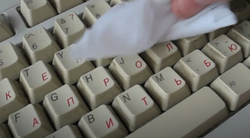 Уход за клавиатурой